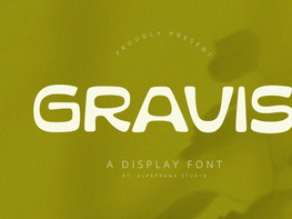 Gravis - Display Font preview picture