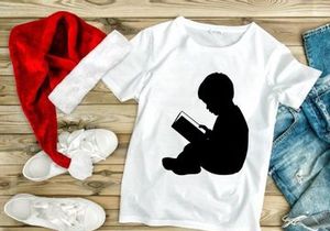 Child Studying Book Silhouette
