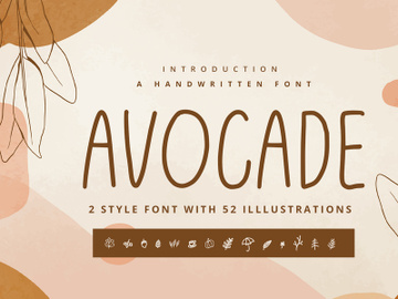 Avocade - Handwritten Font preview picture