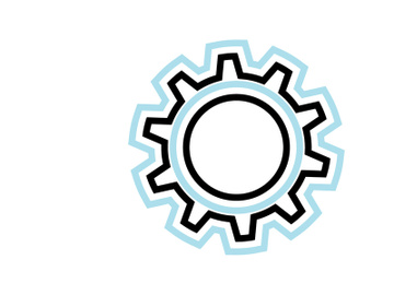 Gear Vector Icon Illustration Design preview picture