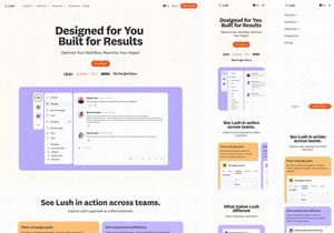 Lust - Saas Website Landing Page