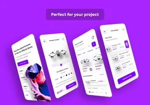 Drones Store App Design