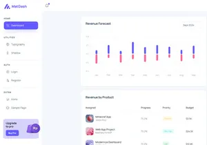MatDash Free VueJs Admin Dashboard Template