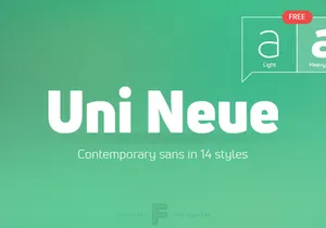 Uni Neue Free Font