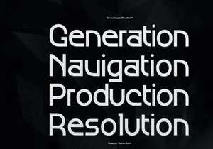 Neister | Sans Serif Typeface
