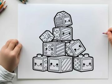 Cute milk carton characters stack vector illustration preview picture