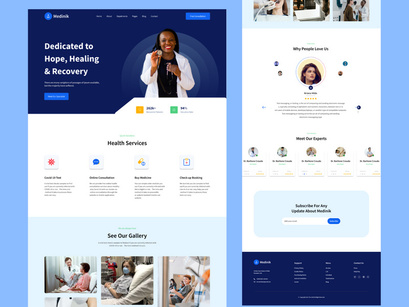 Medinik-Medical Website Landing Page