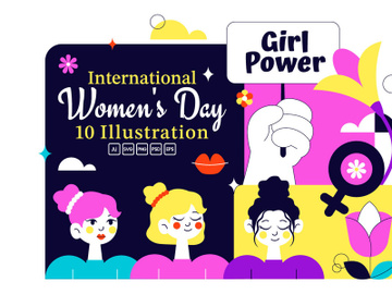 10 International Women's Day Illustration preview picture