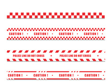 Police line icon design illustration