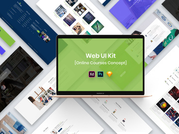 Online Courses Web UI Kit-02 preview picture