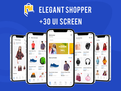 Elegant Shopper - Responsive Ecommerce Android Ui