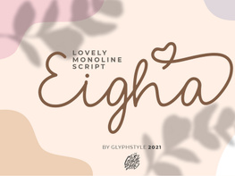 Eigha Lovely Script preview picture