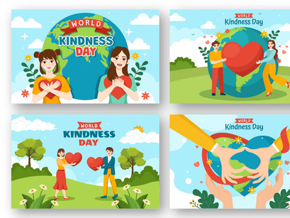 12 World Kindness Day Illustration