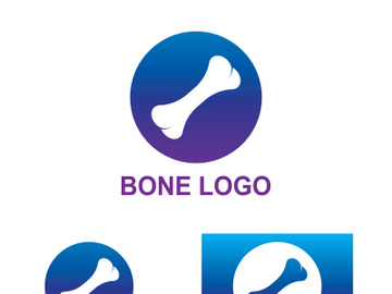 Bone logo design.logo for nursing, medical, orthopedic. preview picture