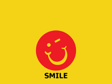 Smile logo and symbol vector image