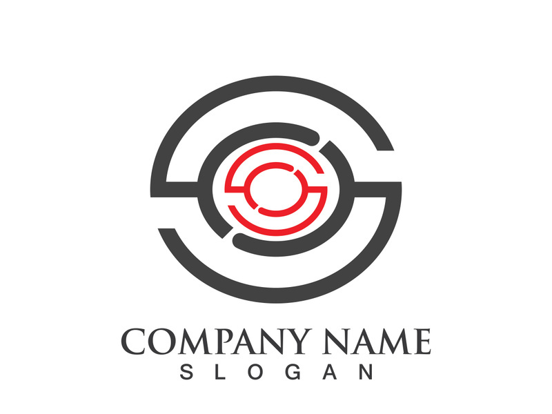 Business corporate S letter logo design vector