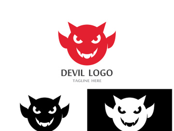 Devil logo design with a modern concept. preview picture