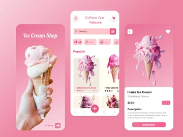 Ice Cream Shop App preview picture