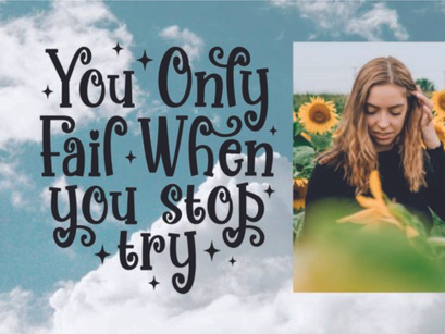 Curly Funky Font