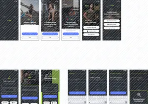 Fitness Mobile App UI Kit