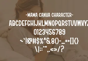 Mama Canva - Vintage Font