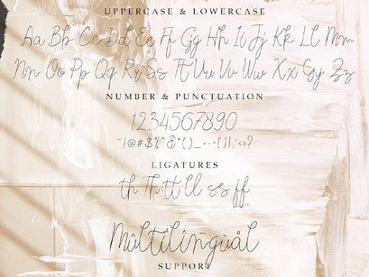 Justhin - Monoline Signature Font