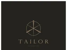 tailor logo icon illustration template combination of buttons for clothes, thread and sewing machine, for clothing product design, convection companies, fashion in vector form