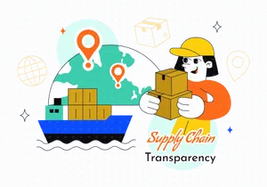 10 Supply Chain Transparency Illustration
