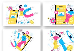 10 Influencer Marketing Illustration