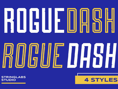 Roguedash - Stylish Sans Font Family