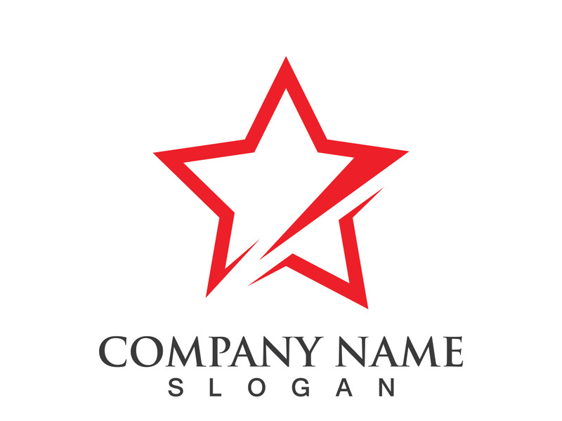 star vector icon illustration design template