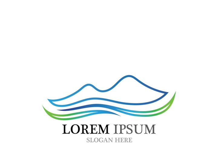 Mountain icon Logo Template Vector illustration design