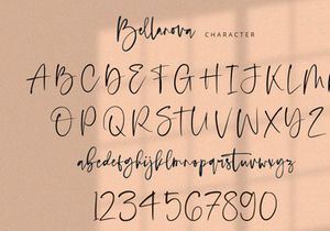 Bellanova - Signature Font