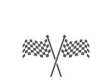 Race flag logo