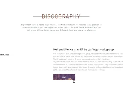 Free PSD template for a musician