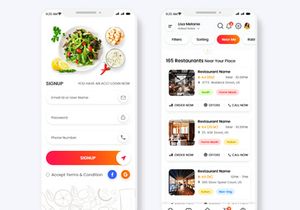 Food Order and Delivery Mobile App UI Kit