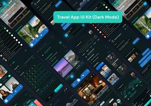 Travel Mobile App UI Kit | Travel Booking App | Booking App | Travel