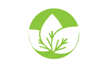Nature leaf eco green logo icon preview picture