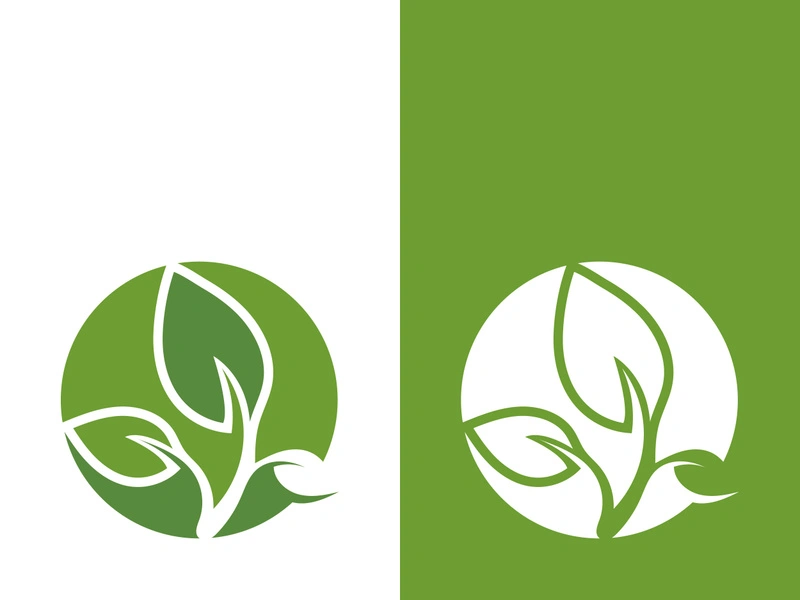 Green tree leaf nature logo images illustration design