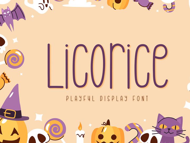 Licorice - Playful Display Font