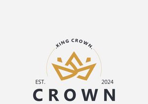 Crown logo simple design template. Vintage Crown Logo Royal King Queen concept symbol icon