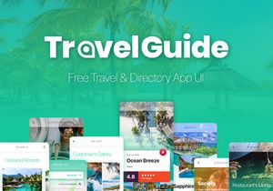 TravelGuide - A Free Travel & Directory App UI