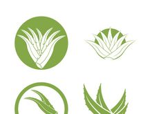 Aloe Vera logo icon design symbol beauty skin care