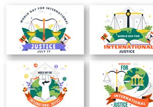 10 World Day for International Justice Illustration