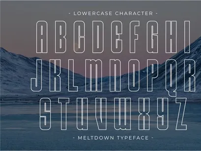 Meltdown - Condensed Sans Serif