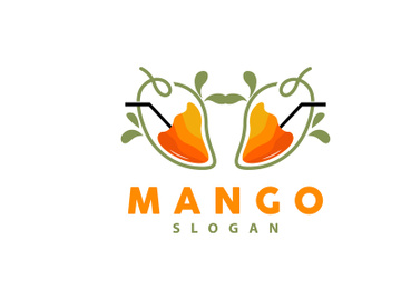 Mango Logo, Fruit Design Simple Minimalist Style preview picture