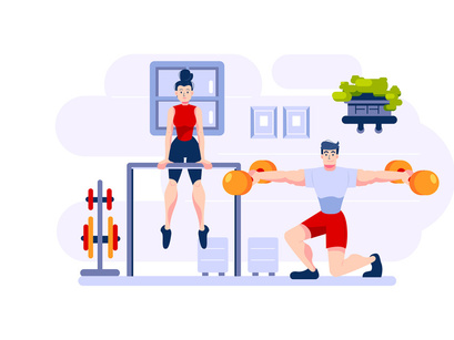 M80_Fitness & Workout Illustrations_v1