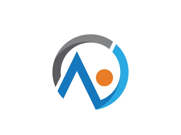 A Letter icon Logo illustration design