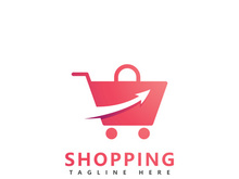 Cart shop logo icon design   Shopping cart illustration vector template