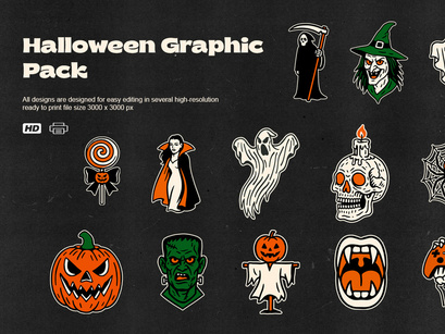 Halloween Graphic Pack 40+